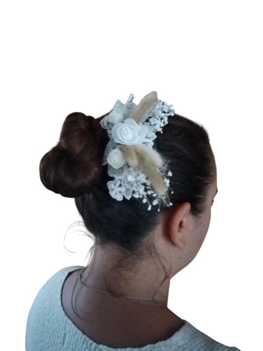 Fleur de cheveux.