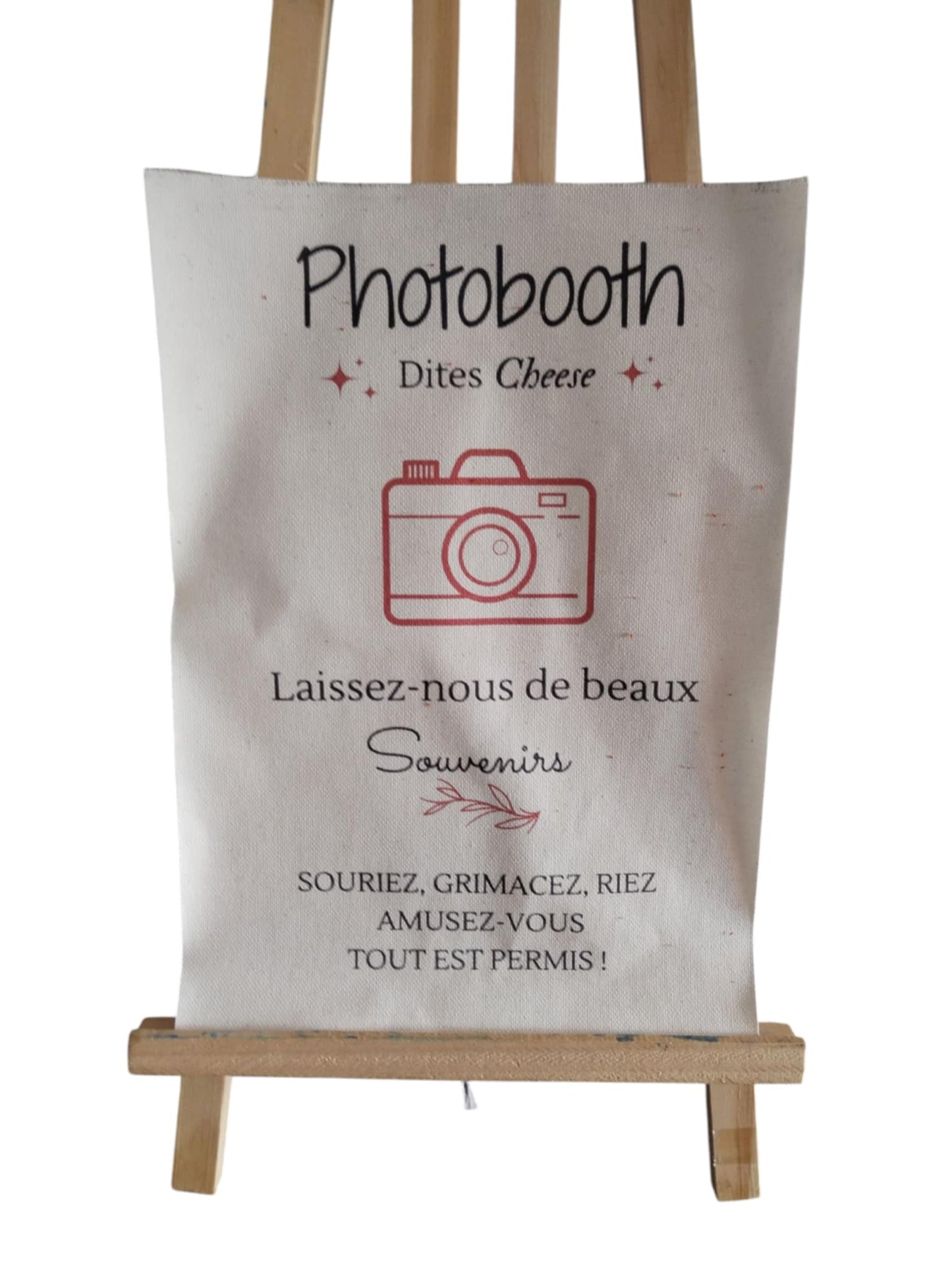 Planche Livre D'Or et Toile photobooth