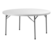 Table ronde blanche